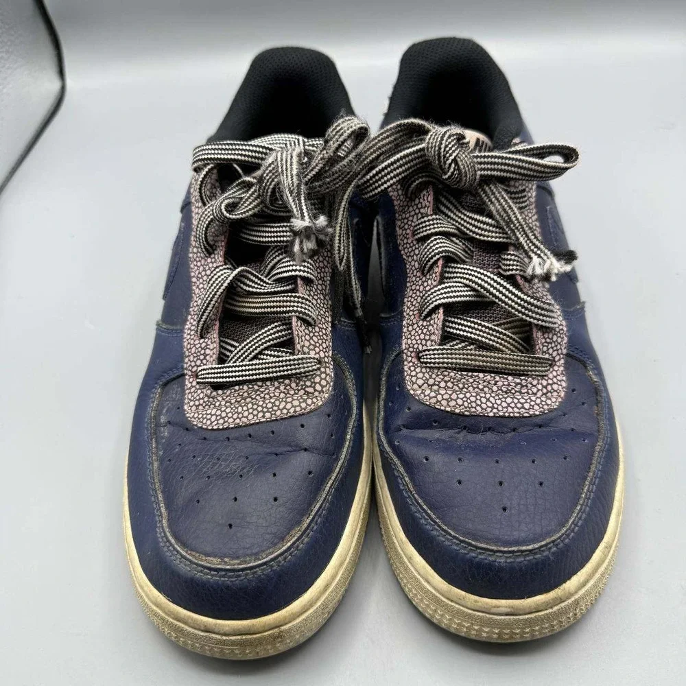 Nike Air Force 1 LV8 4‎ Sneaker Shoes Youth 5.5Y Midnight Navy CN5715-400